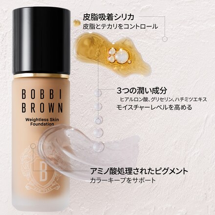 BOBBI BROWN ウェイトレススキンファンデーションW.026 ウェイトレス スキン ファンデーション SPF 15 (PA++)(ミニ